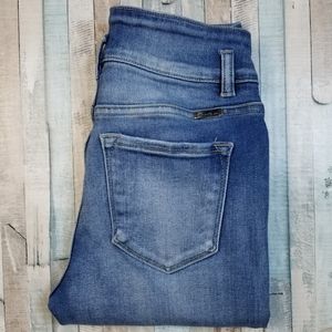 KanCan Raw Hem Ankle Skinny Jeans